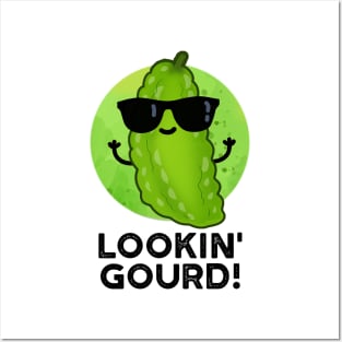 Looking Gourd Cute Cool Veggie Pun Posters and Art